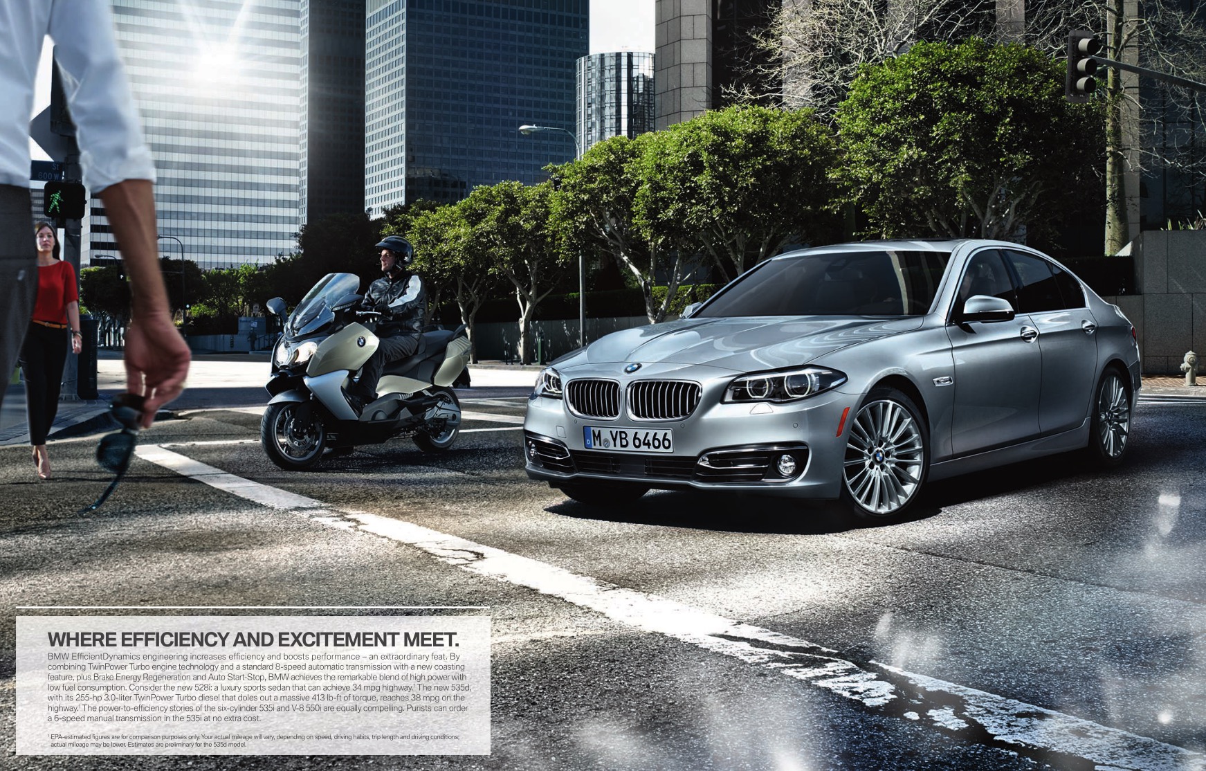 2014 BMW 5-Series Brochure Page 23